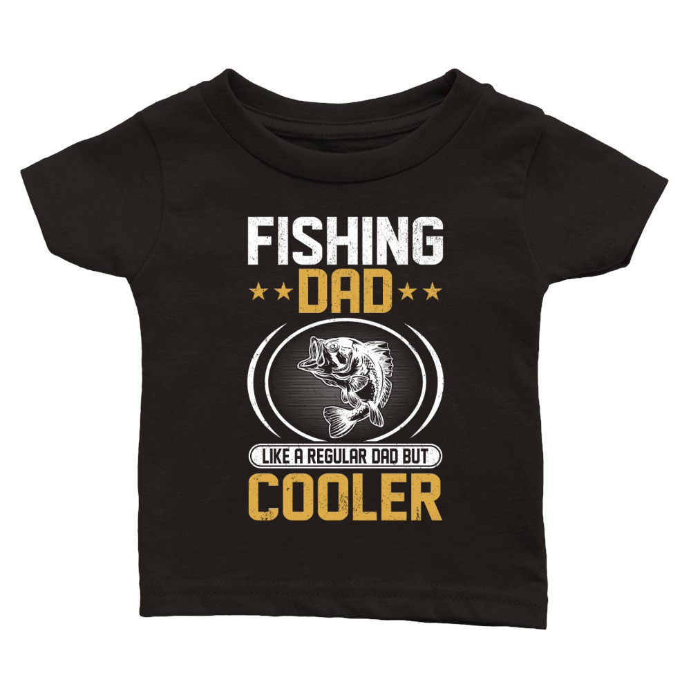 Fishing dad like a regular Dad But Cooler 04 Classic Baby Crewneck T-shirt