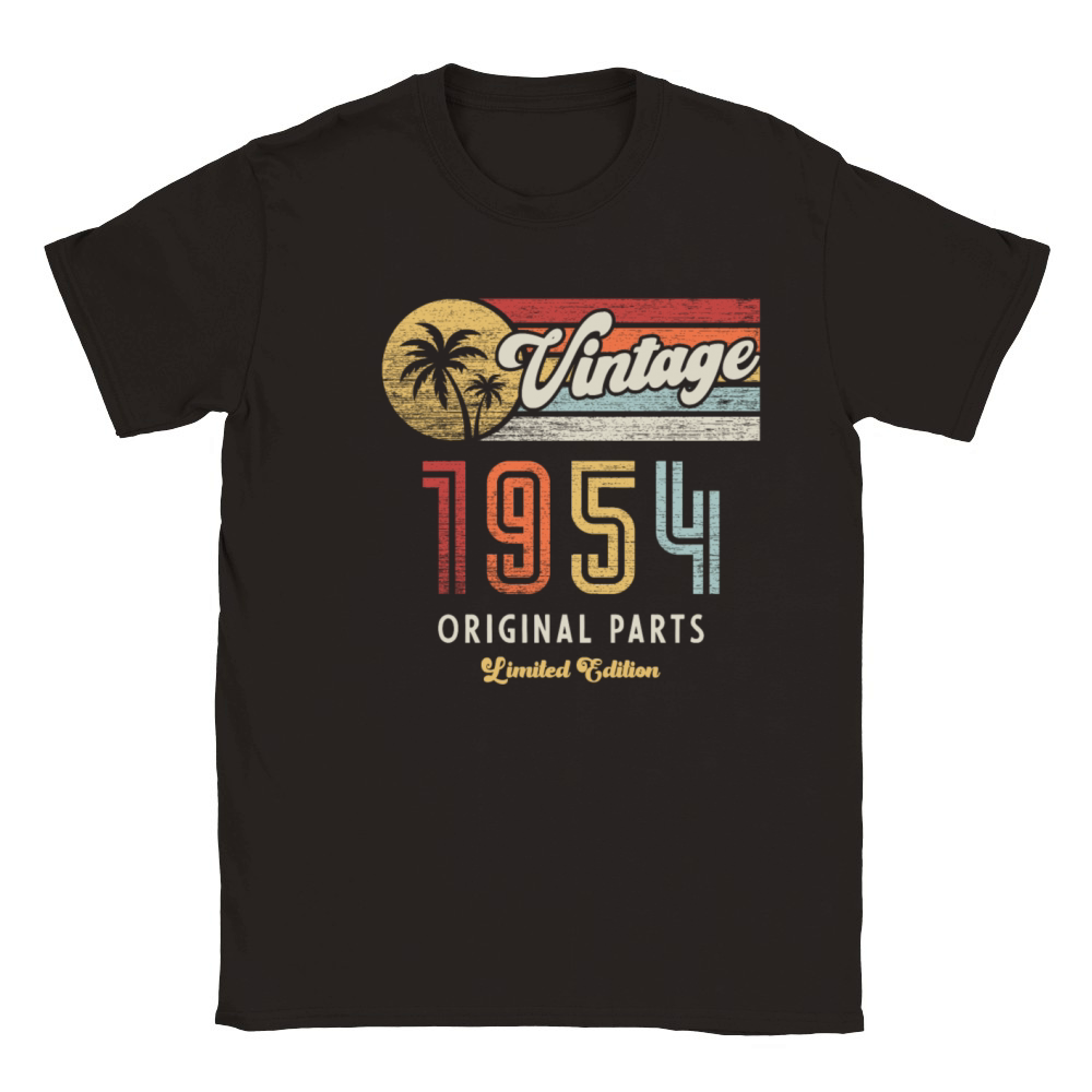 Vintage 1954 Birthday Retro Classic Kids Crewneck T-shirt
