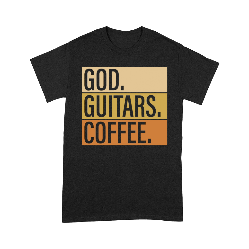 God Guitars Coffee Comfort T-shirt