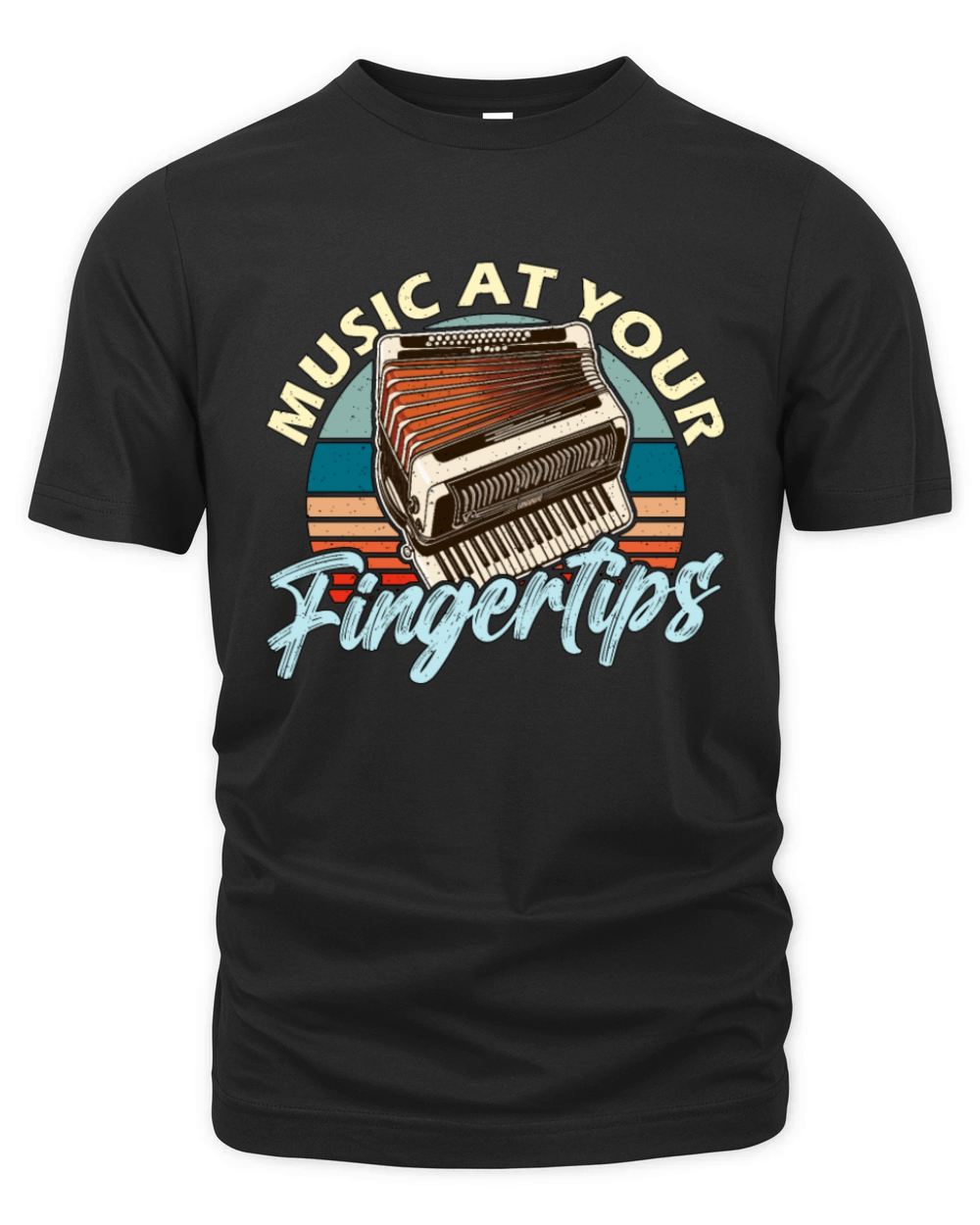 Accordion Music At Your Fingertips Wind Instrument Organic Unisex T-shirt