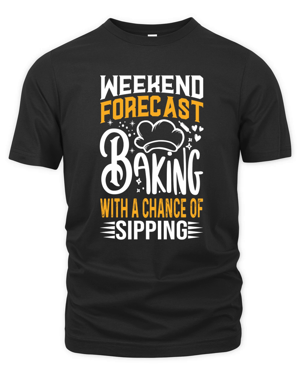 Weekend Forecast Baking With A chance Of Sipping 03 Organic Unisex T-shirt