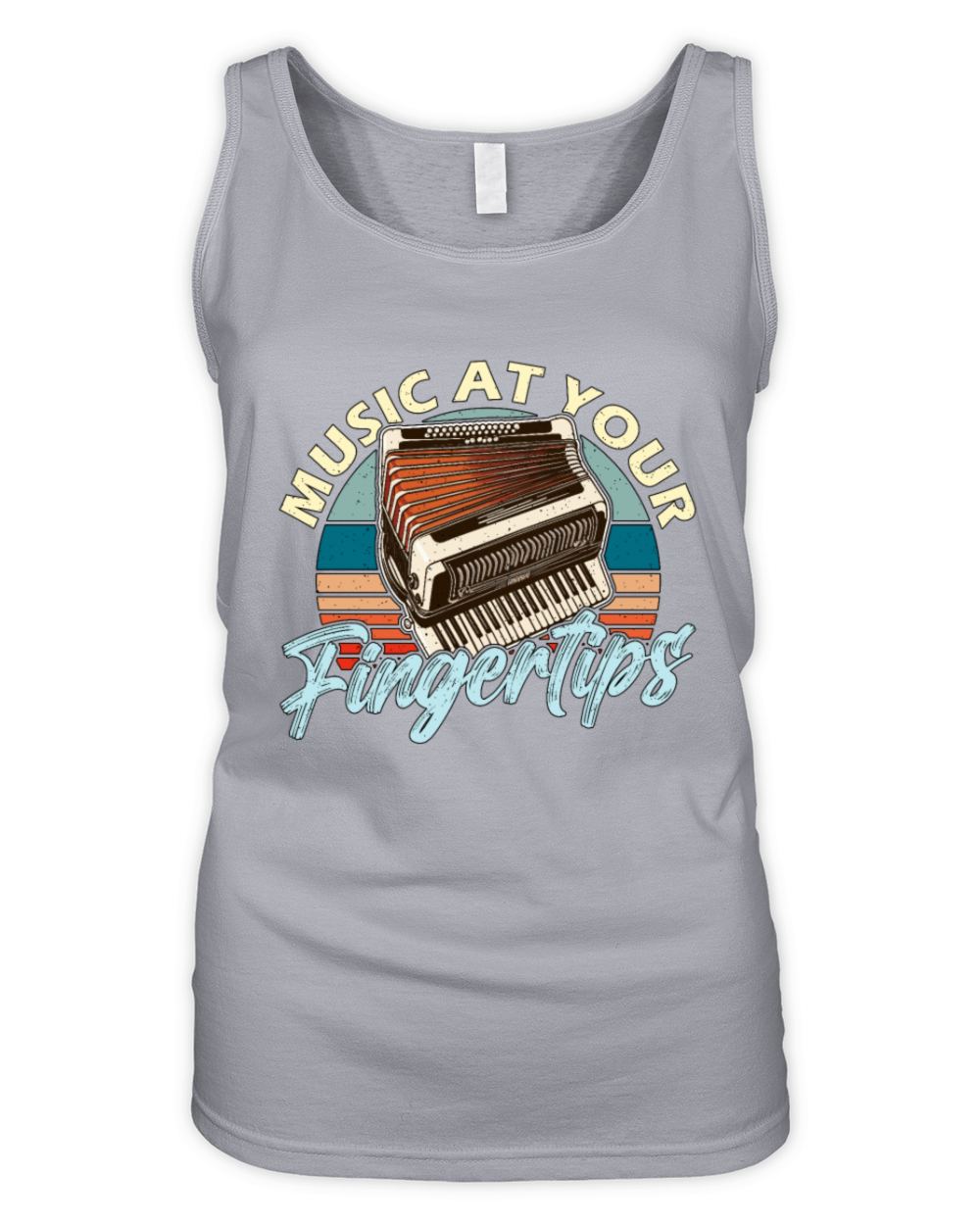 Accordion Music At Your Fingertips Wind Instrument Organic Women's Tank Top