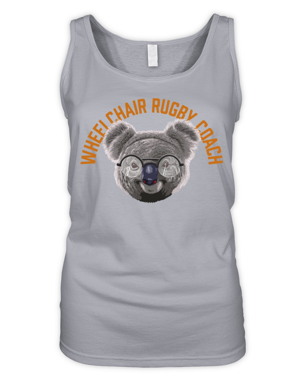 Koalified Wheelchair Rugby Coach Rugby Player Funn Organic Women's Tank Top