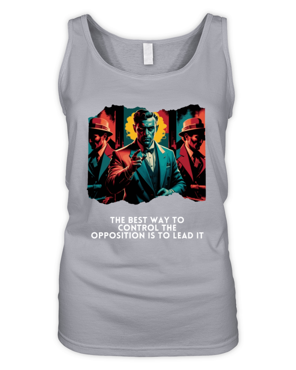 Lead the Opposition with Confidence Vintage Organic Women's Tank Top