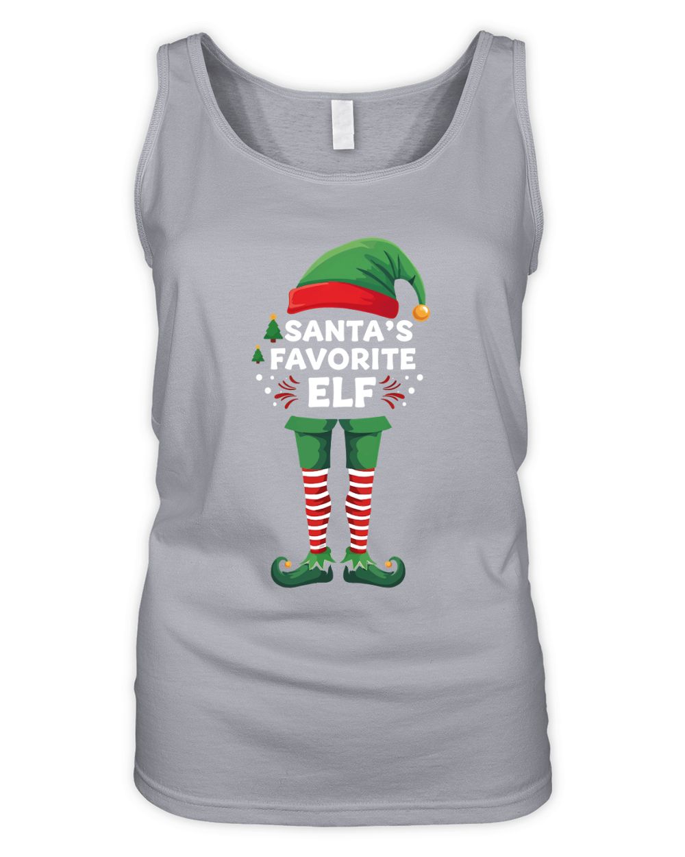 Santas Favorite Elf Organic Women's Tank Top