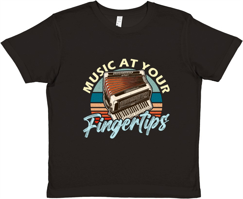 Accordion Music At Your Fingertips Wind Instrument Premium Kids Crewneck T-shirt