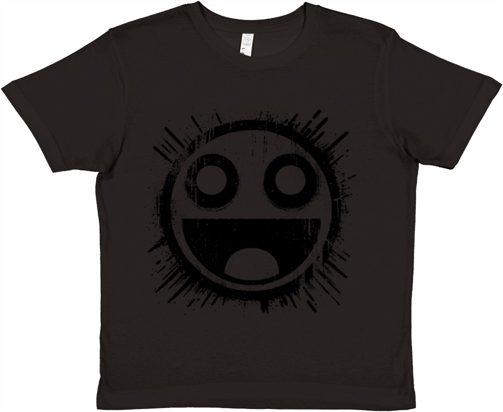 Explosive Joy Face Premium Kids Crewneck T-shirt