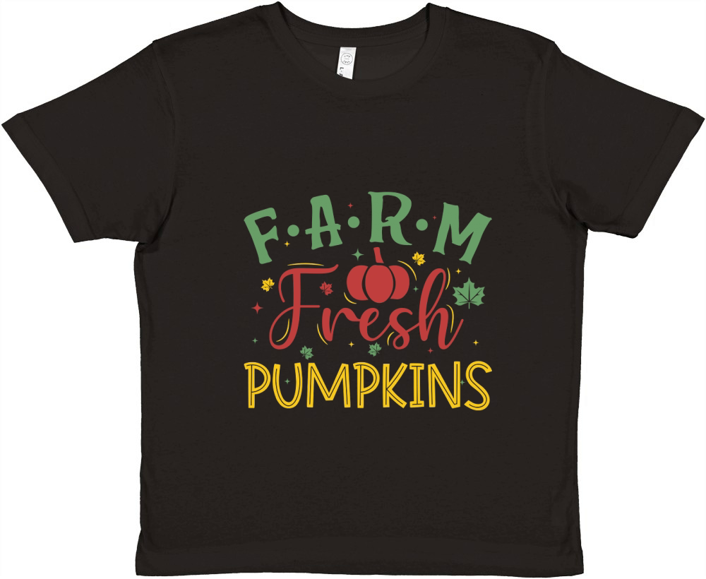 FARM FRESH PUMPKINS 2 Premium Kids Crewneck T-shirt