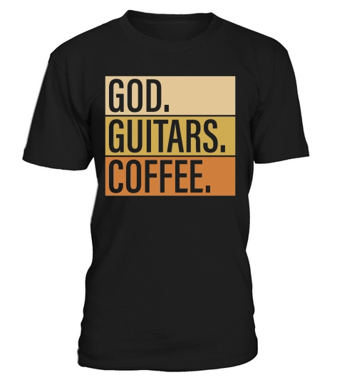 God Guitars Coffee T-Shirt Unisex