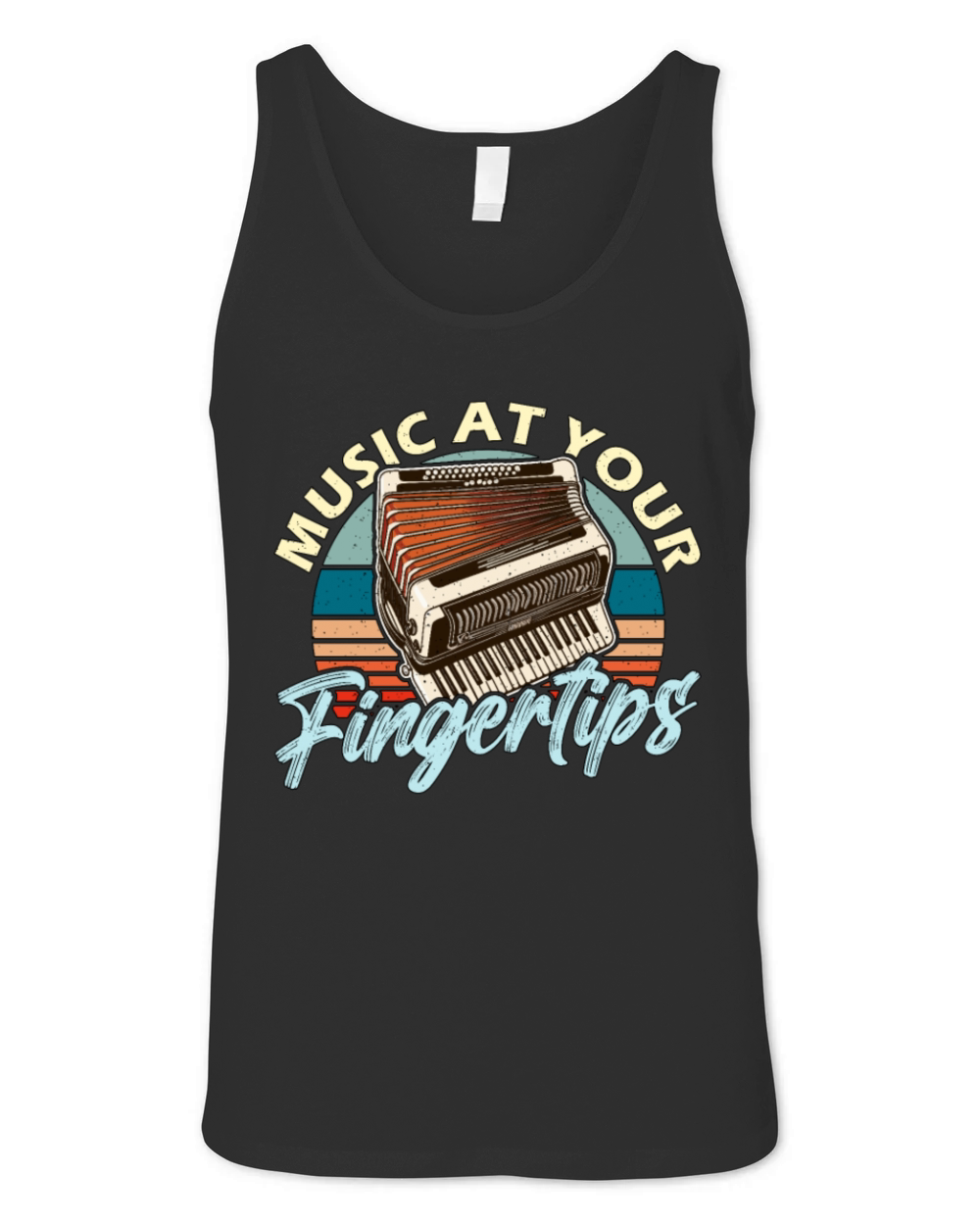 Accordion Music At Your Fingertips Wind Instrument Unisex Jersey Tank