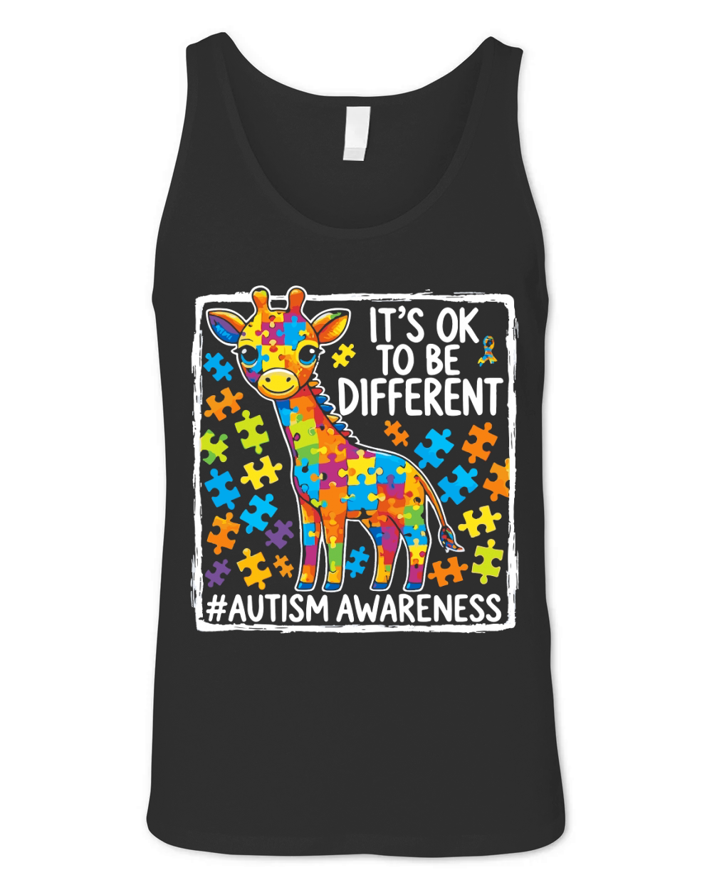 Its ok to be diffrent   #AutismAwareness Unisex Jersey Tank