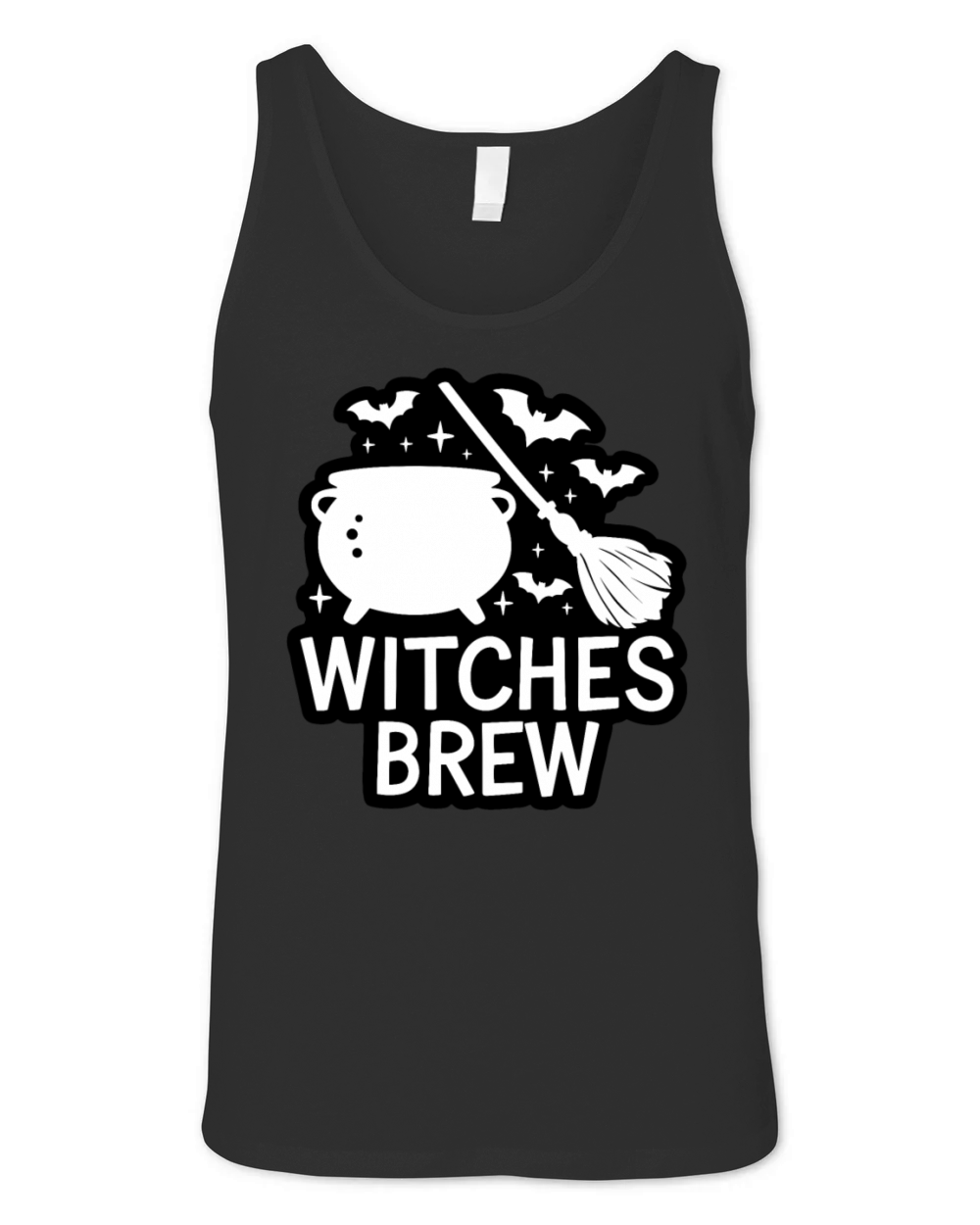 Witches Brew Halloween saying quote Unisex Jersey Tank