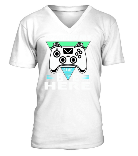 I Paused My Game V-Neck T-shirt