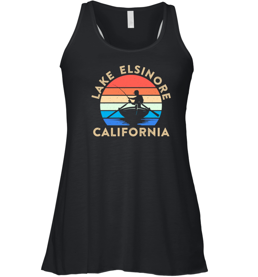 LAKE ELSINORE CALIFORNIA USA Golden State Lakes Women's Flowy Tank Top