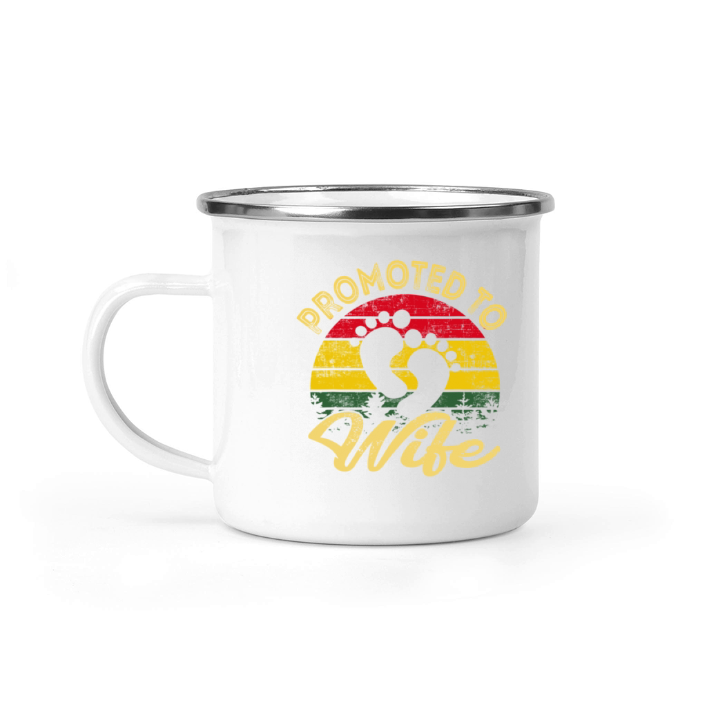 Black History Month Promoted To Wife Love Gift Mom Camping Mug