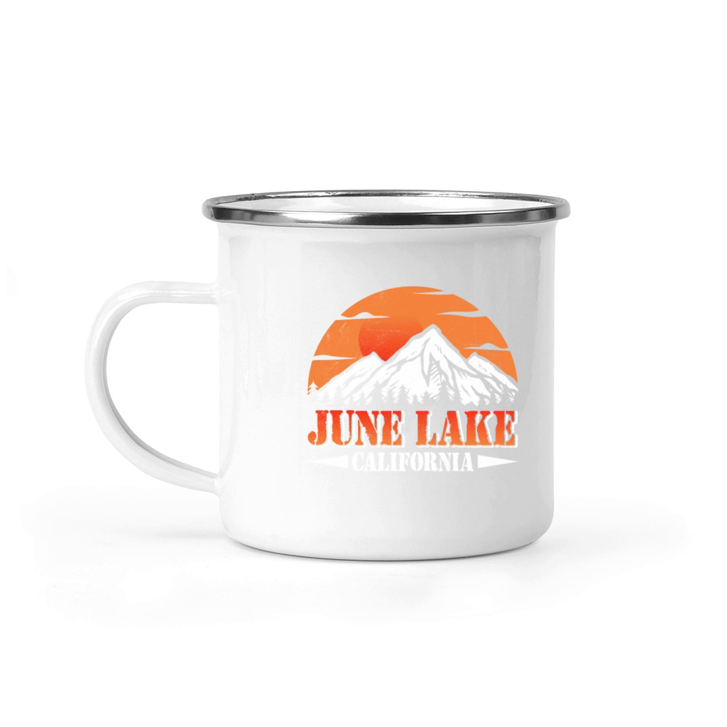 JUNE LAKE CALIFORNIA Fan Vintage Nevada June Camping Mug