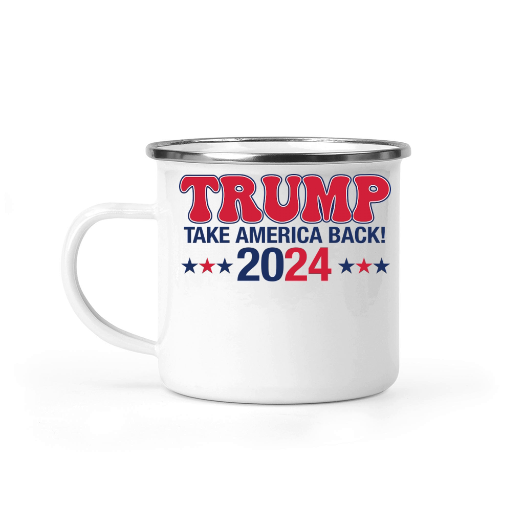 Trump take America back 2024 Camping Mug