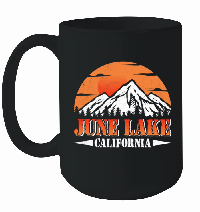 JUNE LAKE CALIFORNIA Fan Vintage Nevada June Ceramic Mug