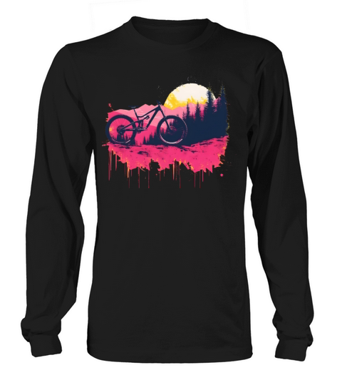 Vintage Mountain Biking Long sleeved Unisex