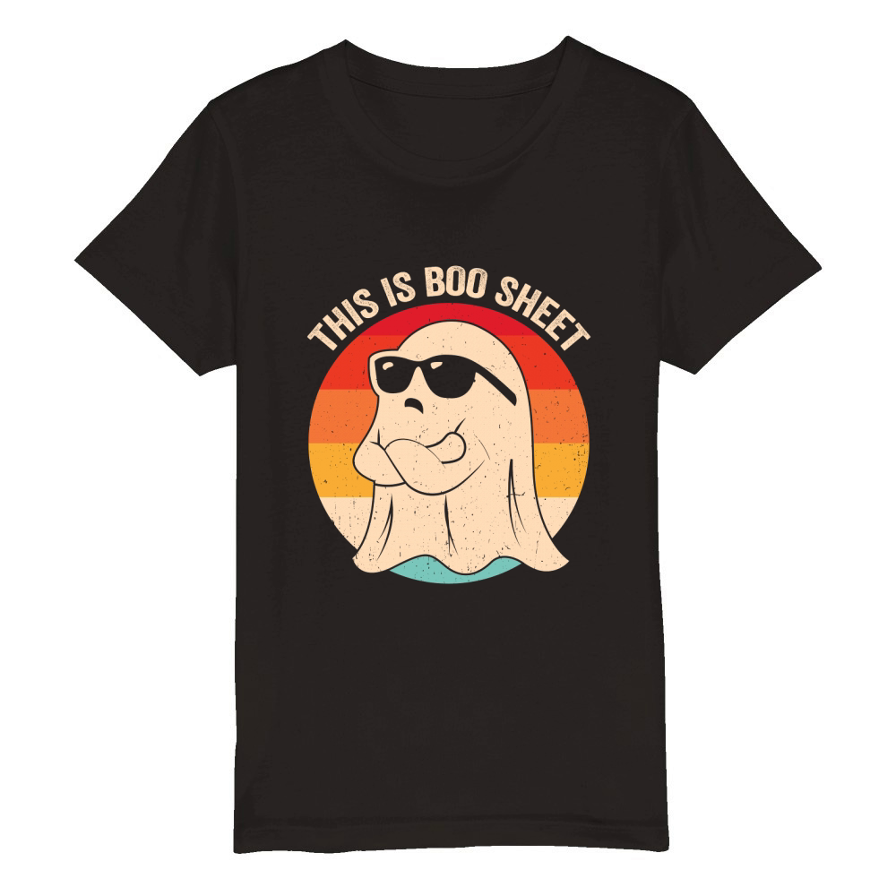 This Is Boo Sheet Organic Kids Crewneck T-shirt