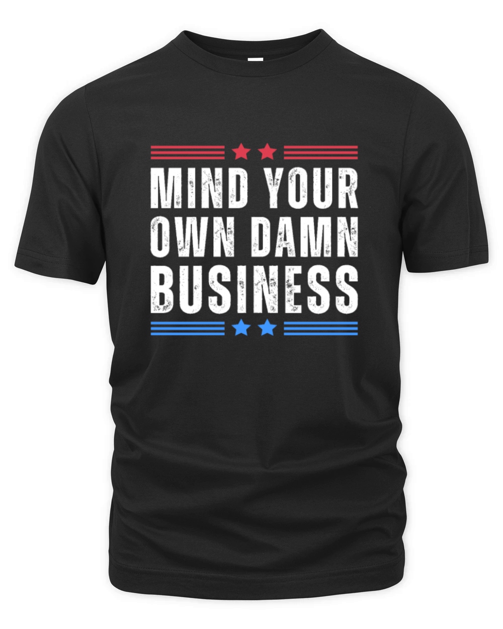Mind Your Own Damn Business Harris Walz 2024 Organic Unisex T-shirt