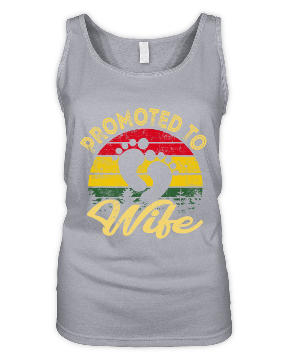 Black History Month Promoted To Wife Love Gift Mom Organic Women's Tank Top