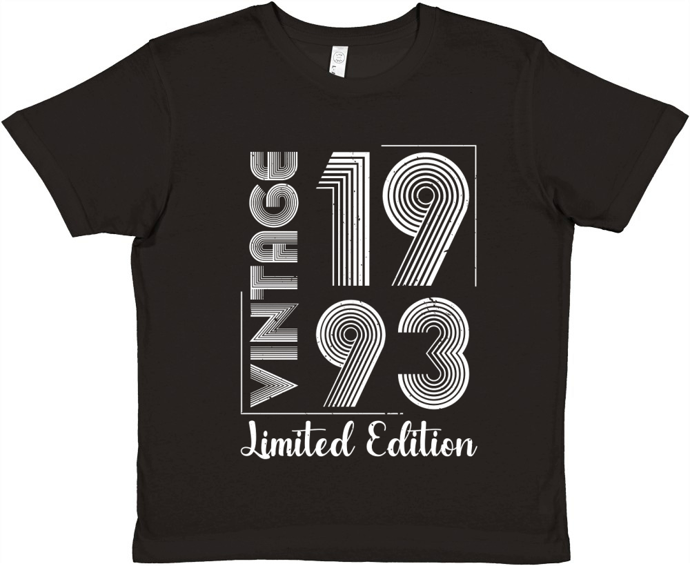 Vintage 1993 Limited Edition Premium Kids Crewneck T-shirt