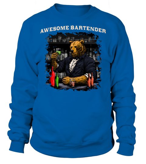 Awesome Bartender Positive Quotes Bartending Posit Sweatshirt Unisex