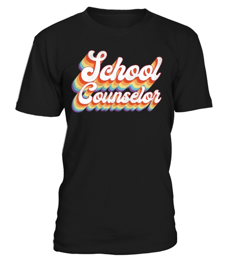 School Counselor Retro Vintage T-Shirt Unisex