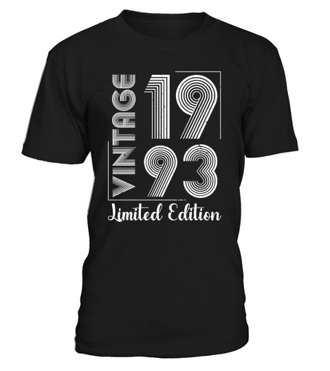 Vintage 1993 Limited Edition T-Shirt Unisex