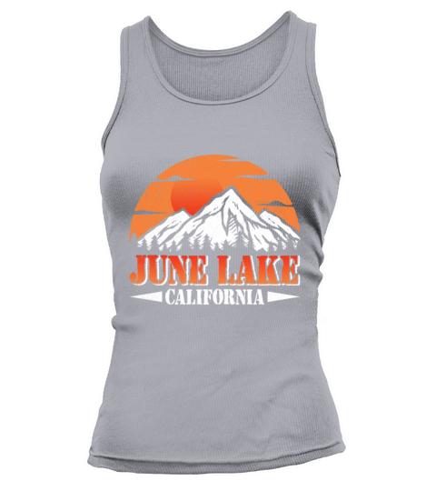 JUNE LAKE CALIFORNIA Fan Vintage Nevada June Tank top Woman