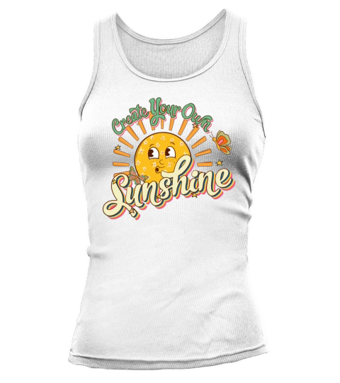 Retro Create Your Own Sunshine Design Tank top Woman