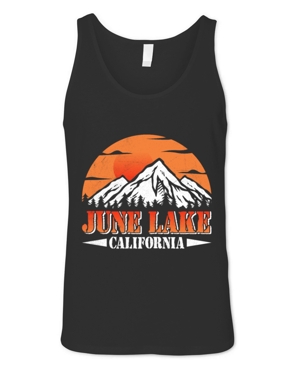 JUNE LAKE CALIFORNIA Fan Vintage Nevada June Unisex Jersey Tank