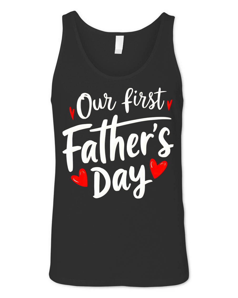 Our first fathers day Unisex Jersey Tank