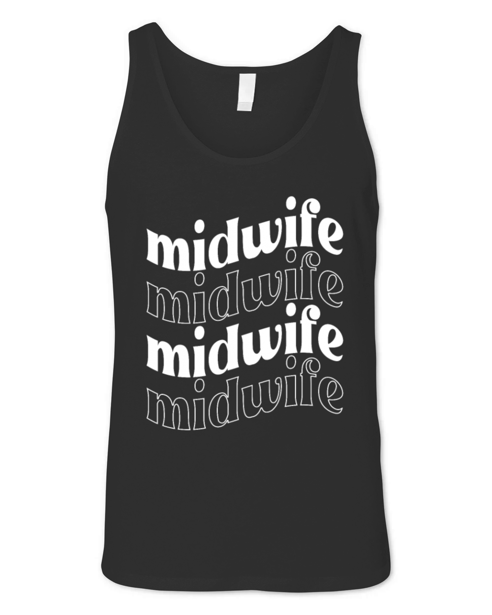 Vintage Labor And Deliver Birth Worker Midwife Unisex Jersey Tank