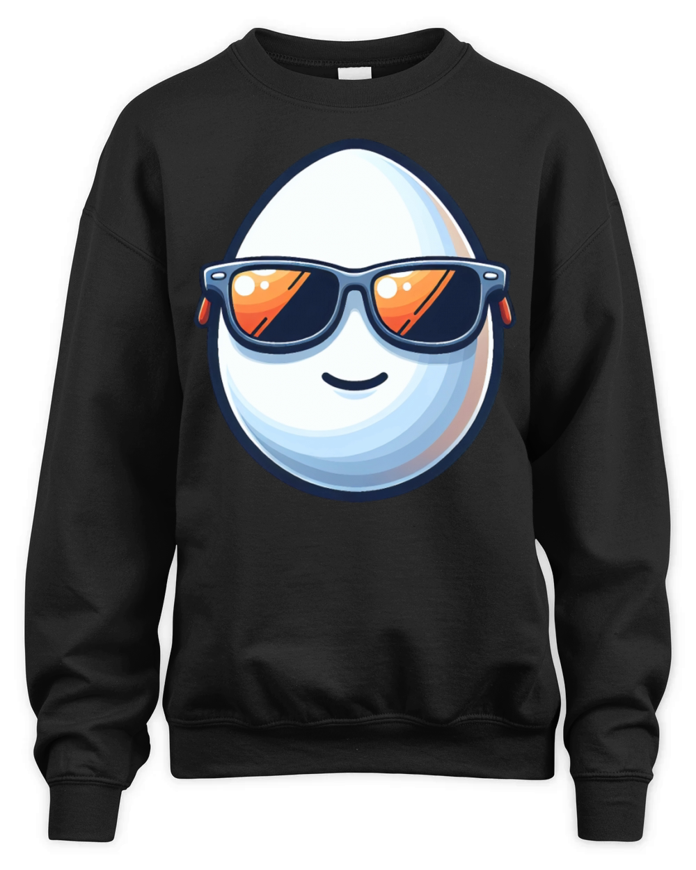 Egg with sunglasses Unisex Premium Crewneck Sweatshirt