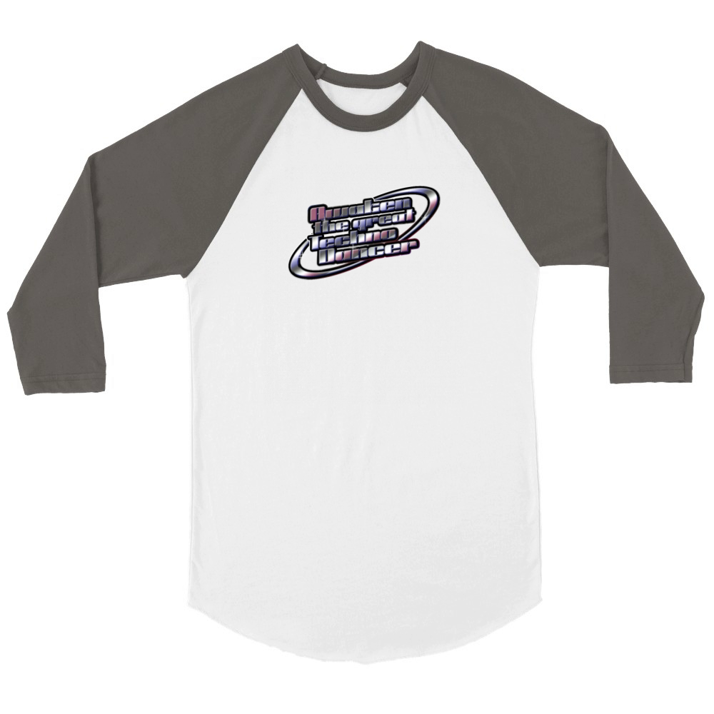 Hardcore Rave Music Raver EDM DJ House-Music Unisex ¾ sleeve Raglan T-shirt