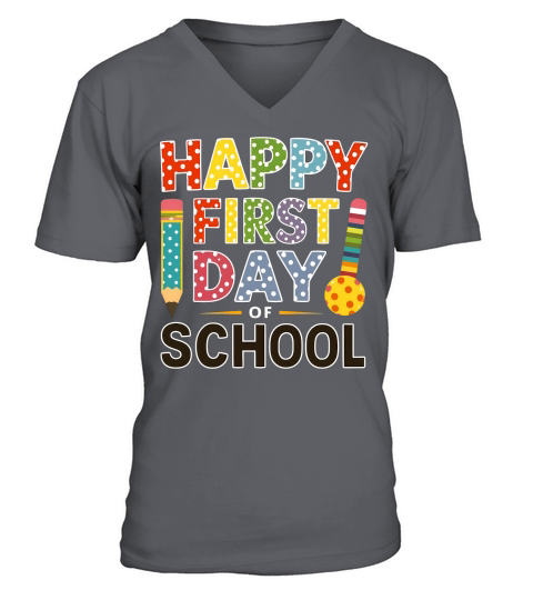 Happy Back To School 1 V-Neck T-shirt