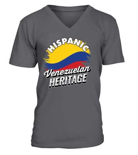 Hispanic Venezuelan Heritage Pride Venezuela V-Neck T-shirt