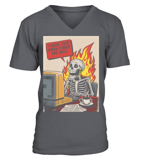 You Got Mail - Classic Vintage Design V-Neck T-shirt