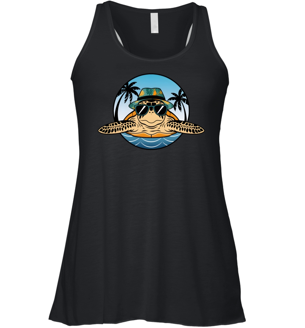 cool style sea turtle Women's Flowy Tank Top