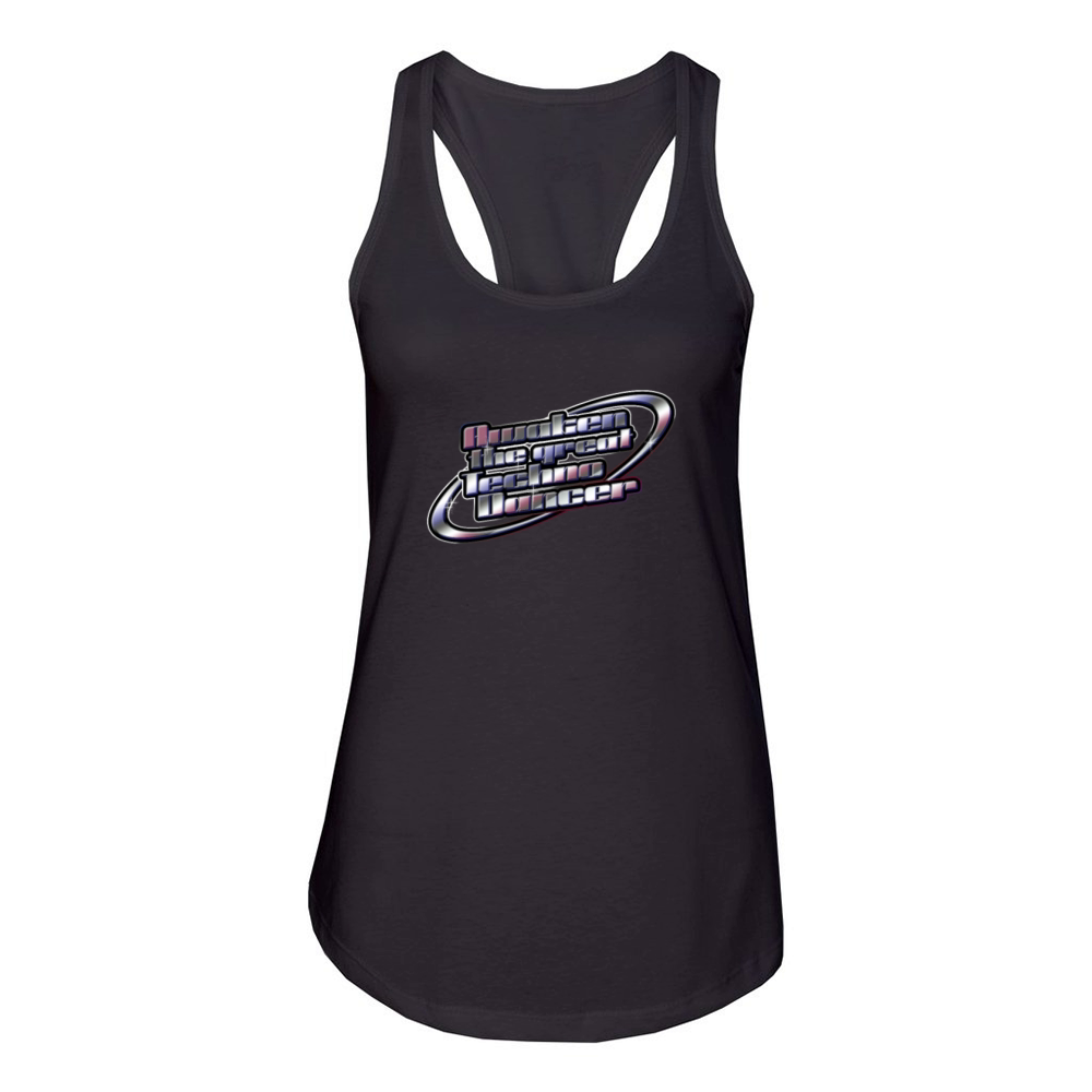 Hardcore Rave Music Raver EDM DJ House-Music Women's Racerback Tank