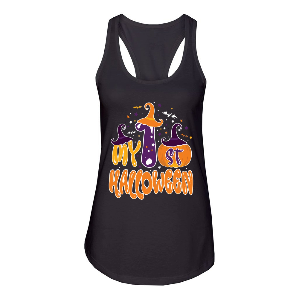 My 1st halloween 02 Women's Racerback Tank