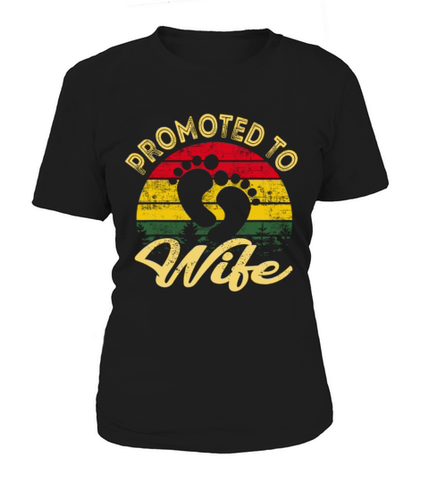 Black History Month Promoted To Wife Love Gift Mom Women's T-Shirt