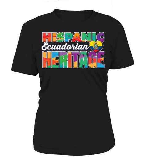 Hispanic Ecuadorian Heritage Celebration Design Women's T-Shirt