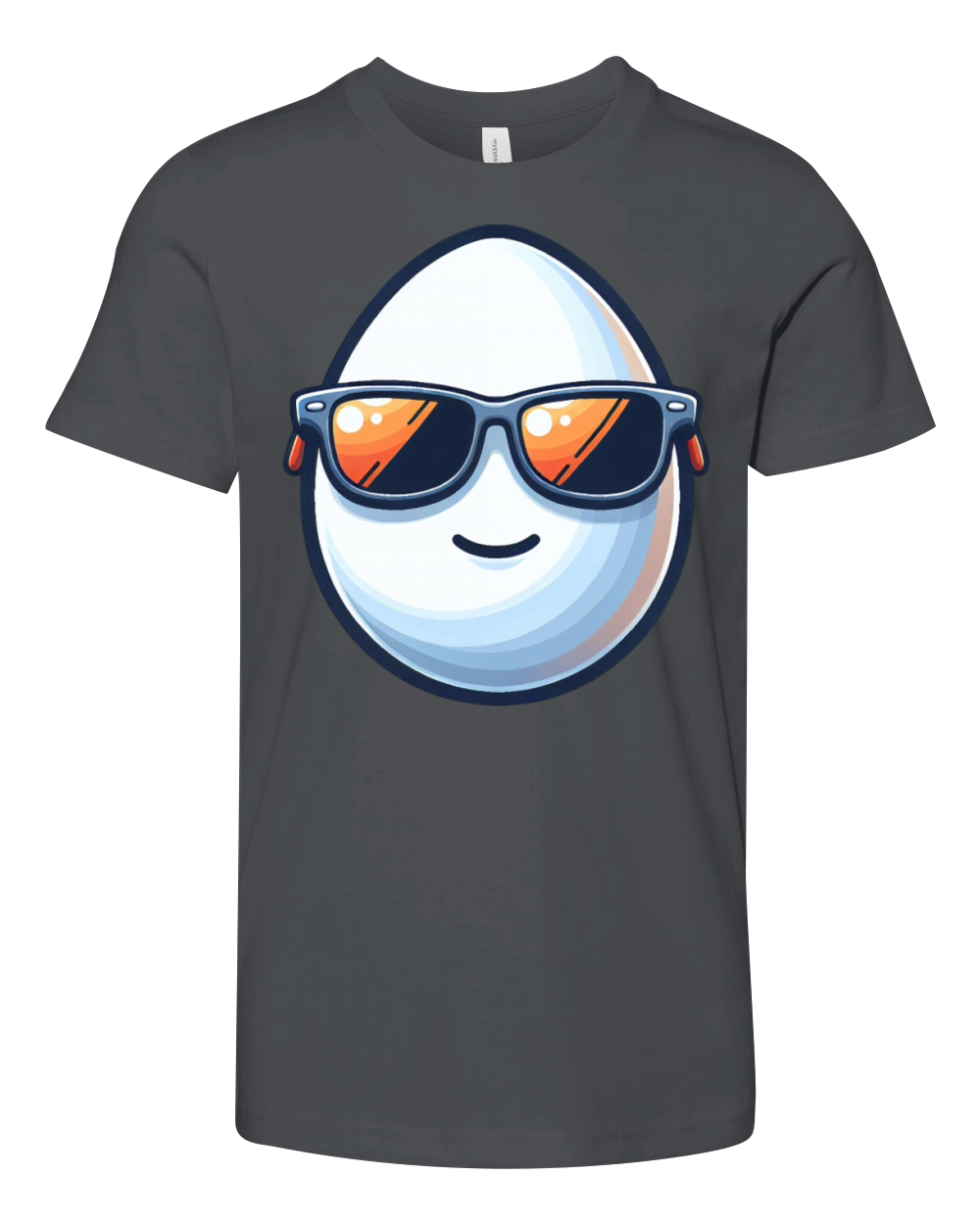 Egg with sunglasses Youth Unisex Jersey Tee