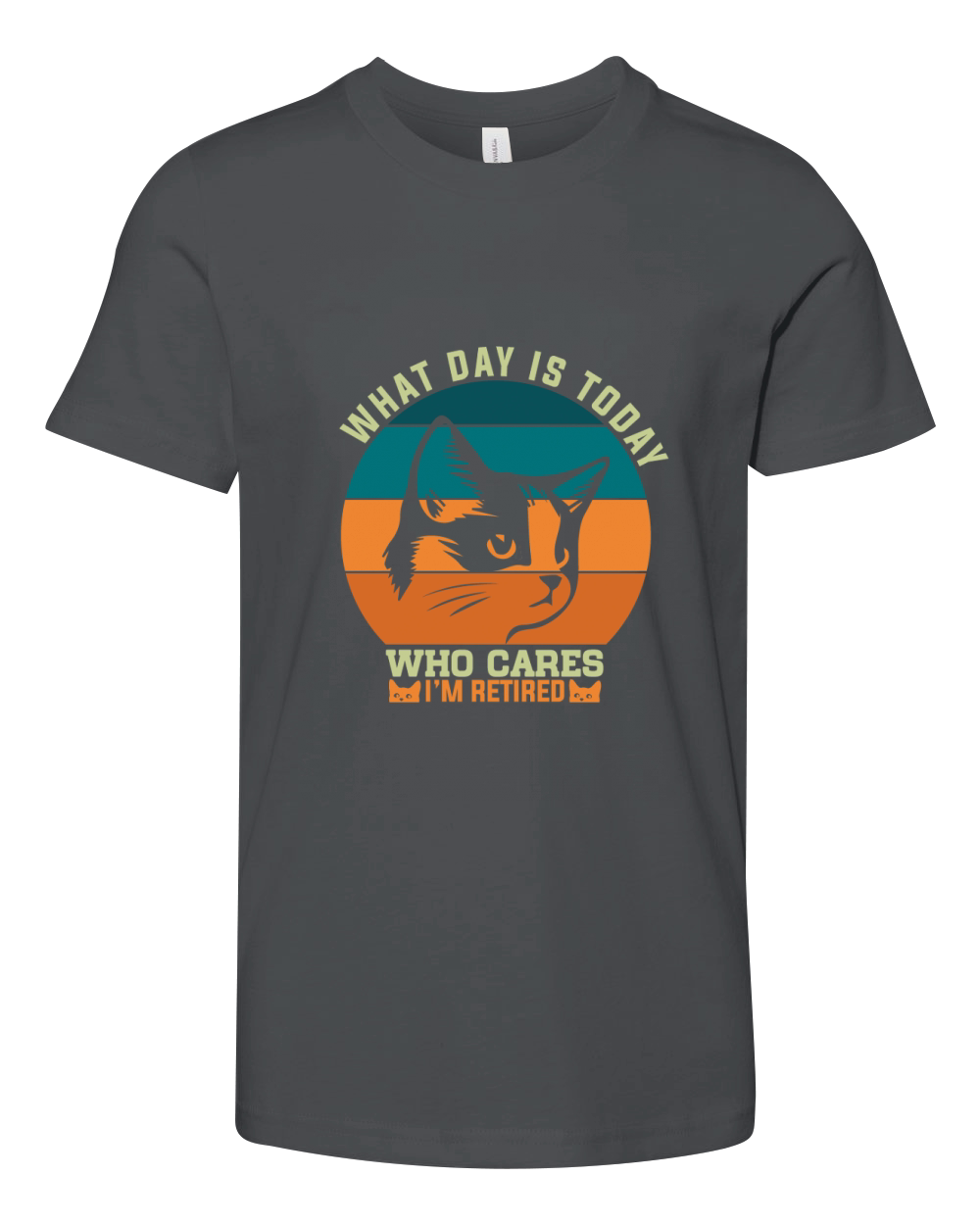 What day is who cares im retired 04 Youth Unisex Jersey Tee