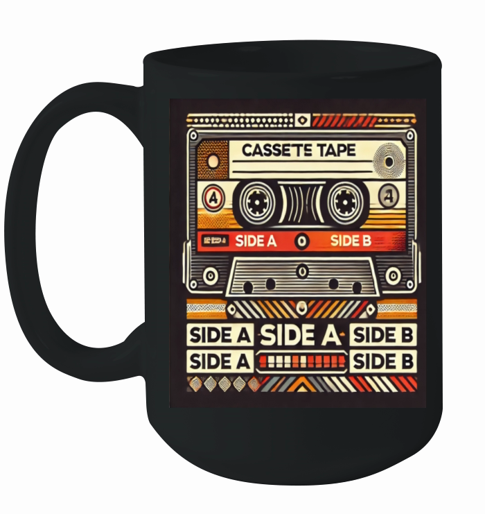 Cassette Tape Retro Cover Ceramic Mug