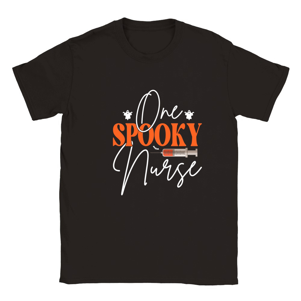 One Spooky nurse Classic Kids Crewneck T-shirt