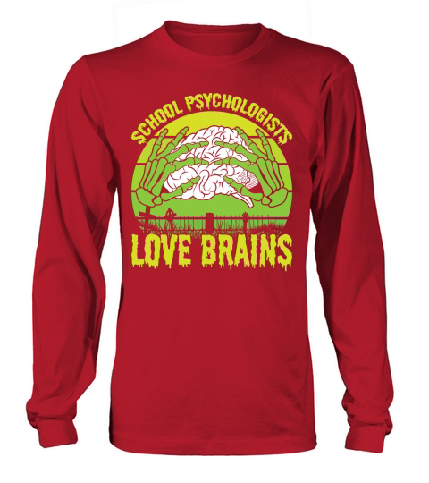 School Psychologists Love Brains 1 Long sleeved Unisex